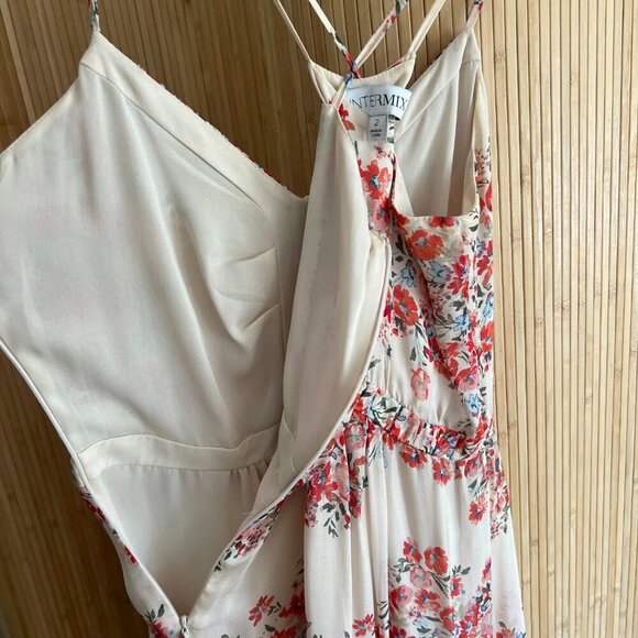 Intermix Floral Silk Dress - Picture 5 of 7